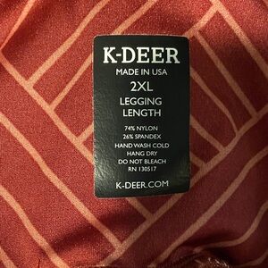 K-DEER - Leggings - cute fall colors
